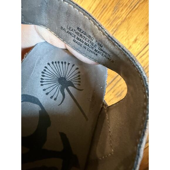 OTBT Rexburg Shoes Womens Size 7.5 Tan Brown Leather Wedge Sandals Comfort - Picture 8 of 9